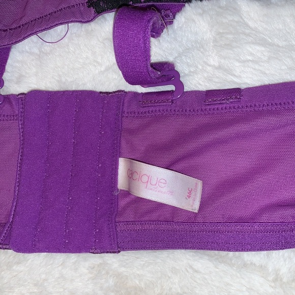 46C Cacique lightly lined purple bra - Picture 4 of 4